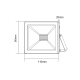BLACK LED SMD FLOOD LUMINAIRE IP66 20W GREEN 230V Q20G