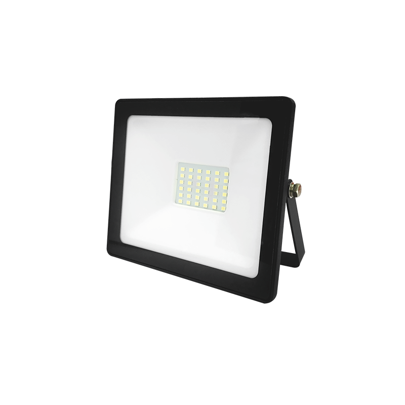 BLACK LED SMD FLOOD LUMINAIRE IP66 30W GREEN 230V Q30G
