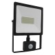 BLACK SENSOR LED SMD FLOOD LUMINAIRE IP66 50W 3000K 4000Lm 230V RA80 Q5030S BLACK SENSOR LED SMD FLOOD LUMINAIRE IP66 50W 3000K 4000Lm 230V RA80 Q5030S