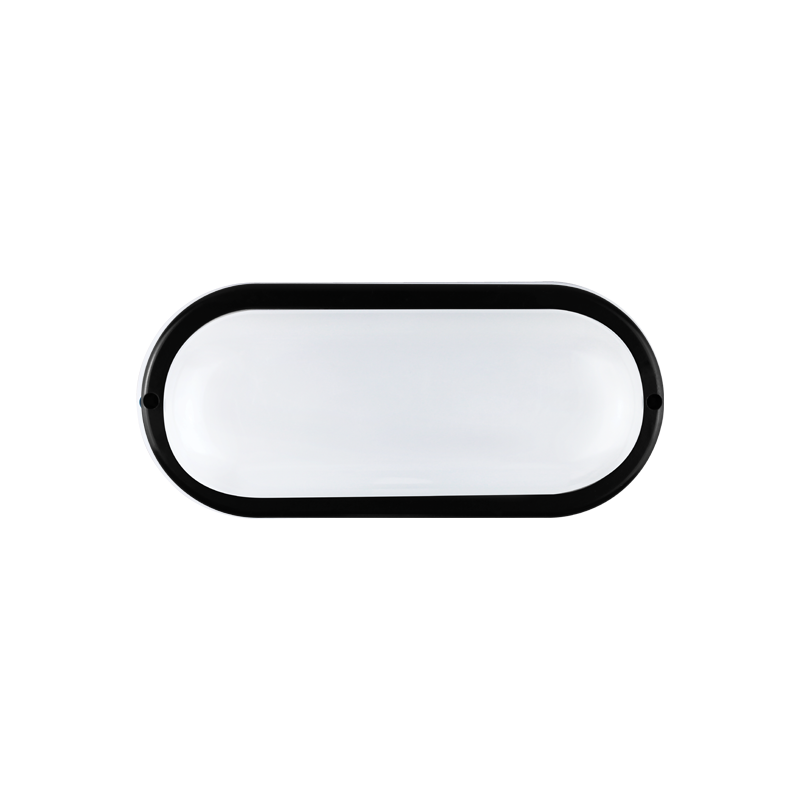LED PC BLACK WALL LUMINAIRE 230V AC IP65 20W 1750lm 4000K 110° Ra80 DORA2040B