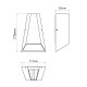 ^LED COB WALL LUMINAIRE 6W 425LM  30° & 120°  230VAC 3.000K DARK GREY CRI80 IP54 30.000HRS LG0187G