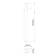 ^LED COB POST LUMINAIRE 6W 400LM 100° 230V AC 3.000K DARK GREY CRI80 IP54 30.000HRS LG0510G-620