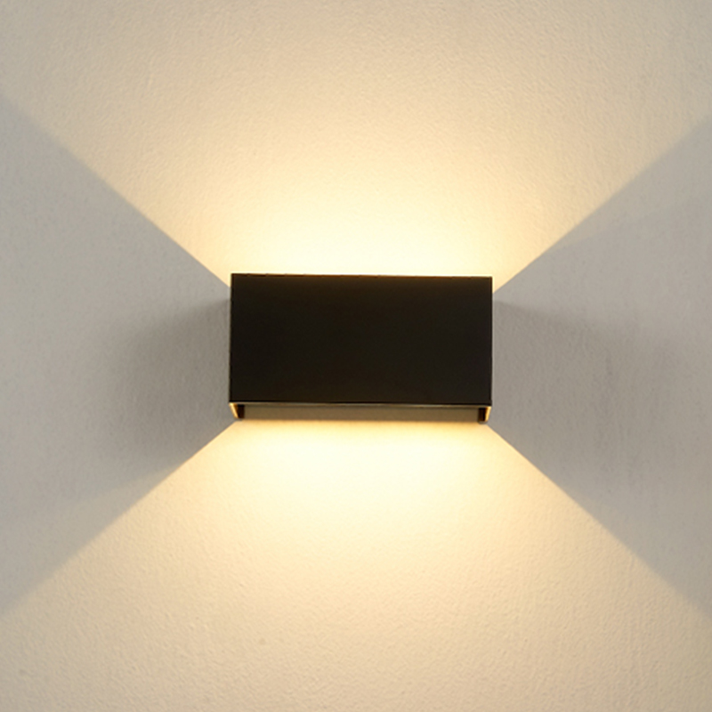 ^LED SMD WALL LUMINAIRE 12W 860LM 0-120° 230VAC 3.000K DARK GREY CRI80 IP54 30.000HRS LG0690G