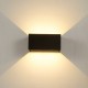 ^LED SMD WALL LUMINAIRE 12W 860LM 0-120° 230VAC 3.000K DARK GREY CRI80 IP54 30.000HRS LG0690G