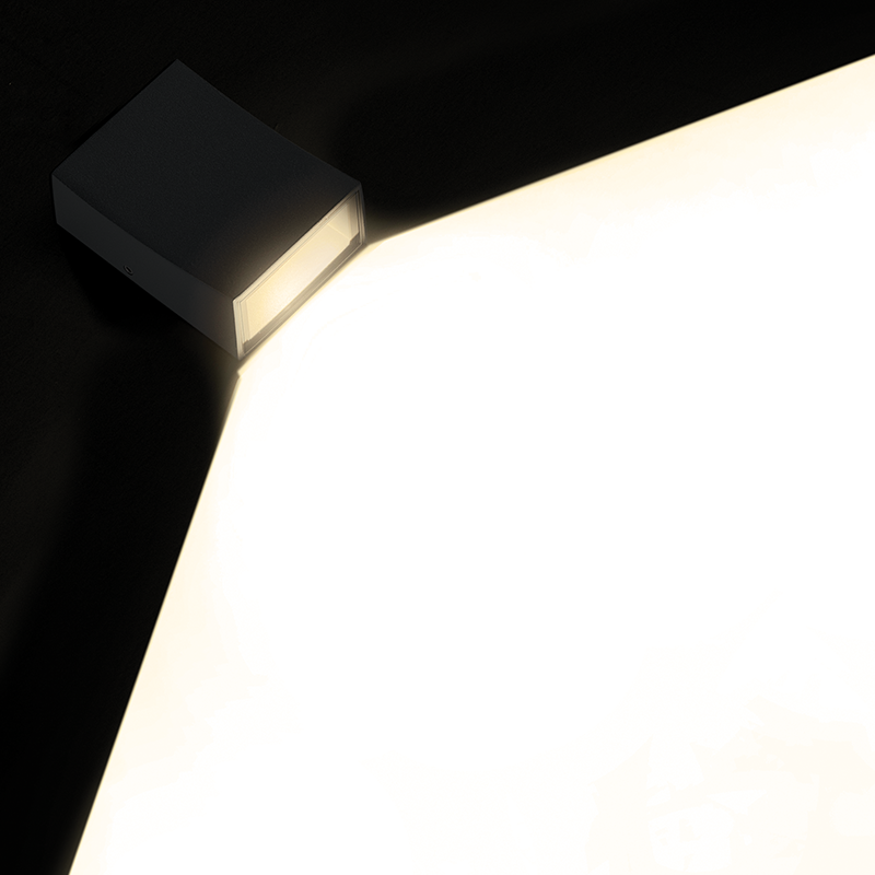 ^LED HP WALL LUMINAIRE 3W 110LM 89° 230V AC 3.000K DARK GREY CRI80 IP65 30.000HRS LG1041G