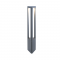 ^LED HP POST LUMINAIRE 8W 420LM 45° 230V AC 3.000K DARK GREY CRI80 IP65 30.000HRS LG1223G-650