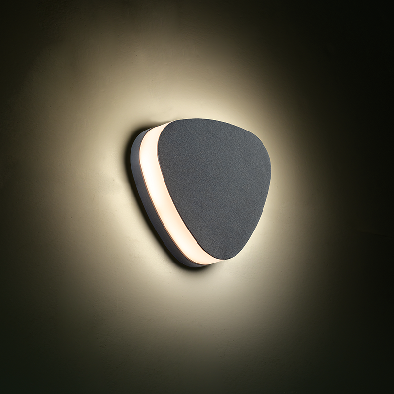 ^LED SMD WALL LUMINAIRE 10W 320LM 68° 230V AC 3.000K DARK GREY CRI80 IP65 30.000HRS LG1372G