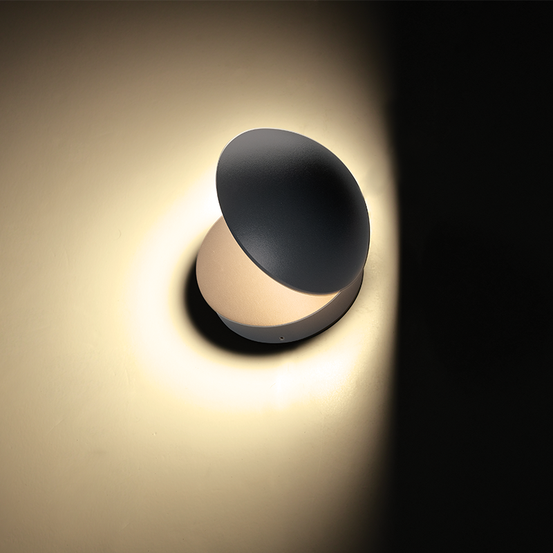 ^LED SMD WALL LUMINAIRE 13W 480LM 100° 230V AC 3.000K DARK GREY CRI80 IP54 30.000HRS LG1671G