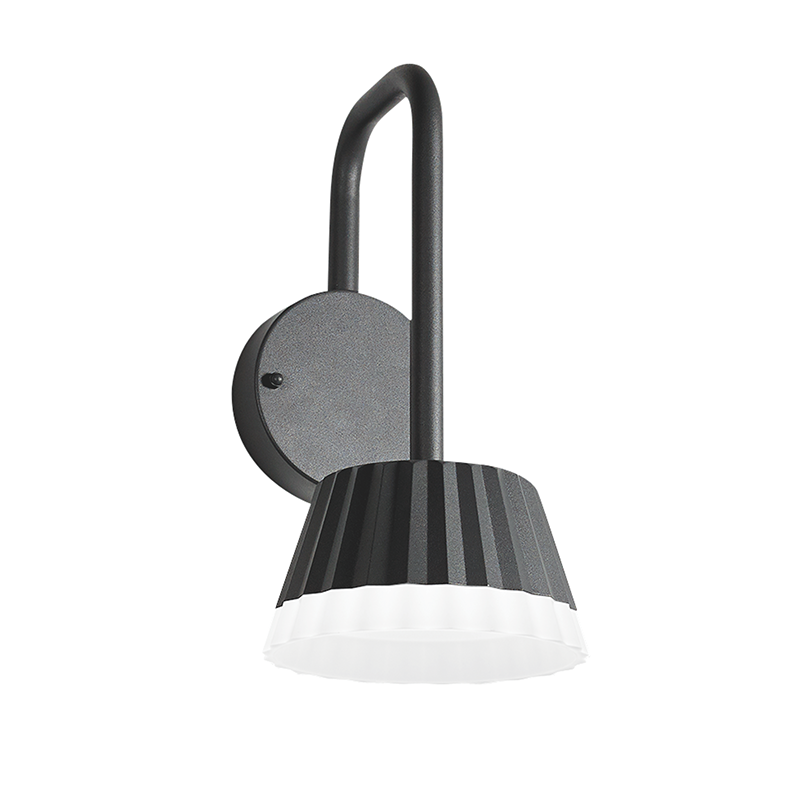 ^LED SMD WALL LUMINAIRE 10W 400LM 85° 230V AC 3.000K DARK GREY CRI80 IP54 30.000HRS LG2122G