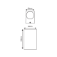 ^LED HP WALL LUMINAIRE 9W 430LM 40° 230V AC 3.000K MATT WHITE CRI80 IP65 30.000HRS LG2204W