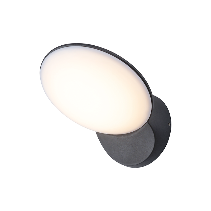 ^LED SMD WALL LUMINAIRE 14W 630LM 110° 230V AC 3.000K DARK GREY CRI80 IP54 30.000HRS LG2332G