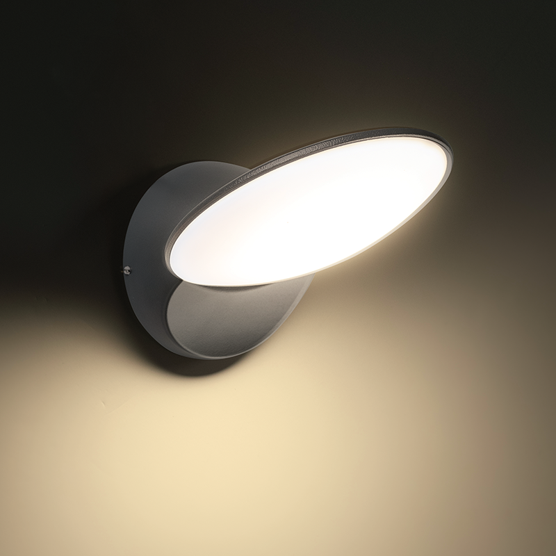 ^LED SMD WALL LUMINAIRE 14W 630LM 110° 230V AC 3.000K DARK GREY CRI80 IP54 30.000HRS LG2332G