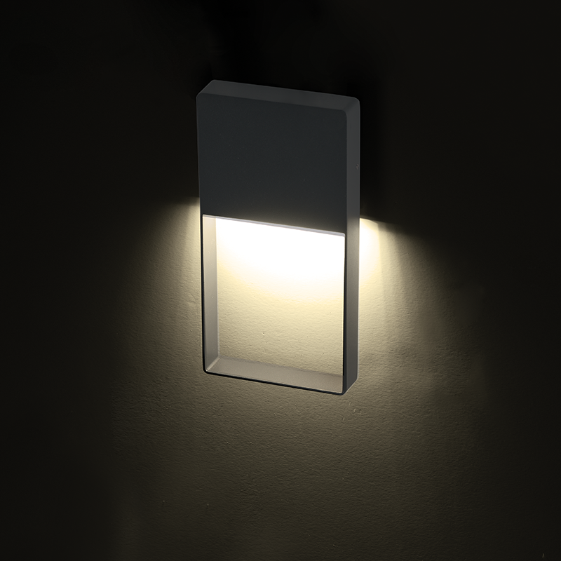 ^LED SMD WALL LUMINAIRE 4W 240LM 120° 230V AC 3.000K DARK GREY CRI80 IP54 30.000HRS LG2361G