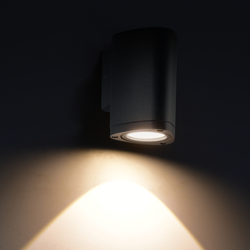 ^LED HP WALL LUMINAIRE 3W 150LM 50° 230V AC 3.000K DARK GREY CRI80 IP54 30.000HRS LG2981G