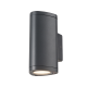 ^LED HP WALL LUMINAIRE 6W 300LM 50° 230V AC 3.000K DARK GREY CRI80 IP54 30.000HRS LG2982G