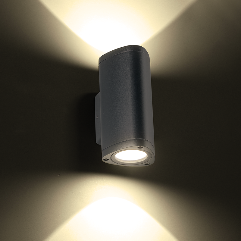 ^LED HP WALL LUMINAIRE 6W 300LM 50° 230V AC 3.000K DARK GREY CRI80 IP54 30.000HRS LG2982G