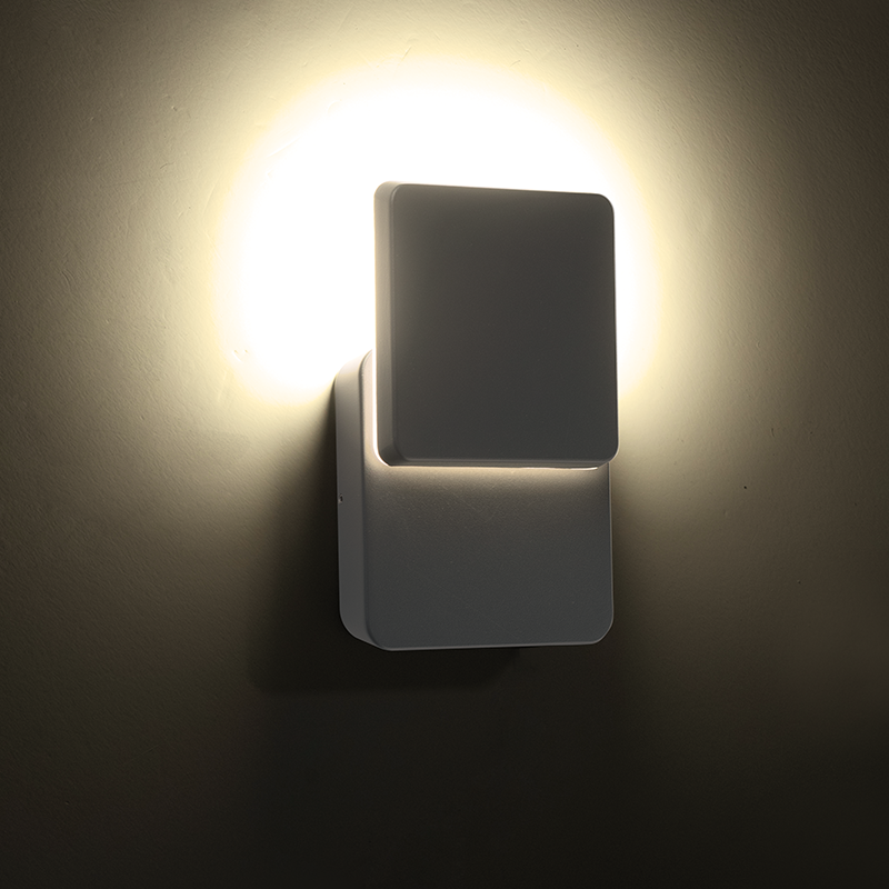 ^LED SMD WALL LUMINAIRE 12W 650LM 110° 230V AC 3.000K DARK GREY CRI80 IP54 30.000HRS LG5031