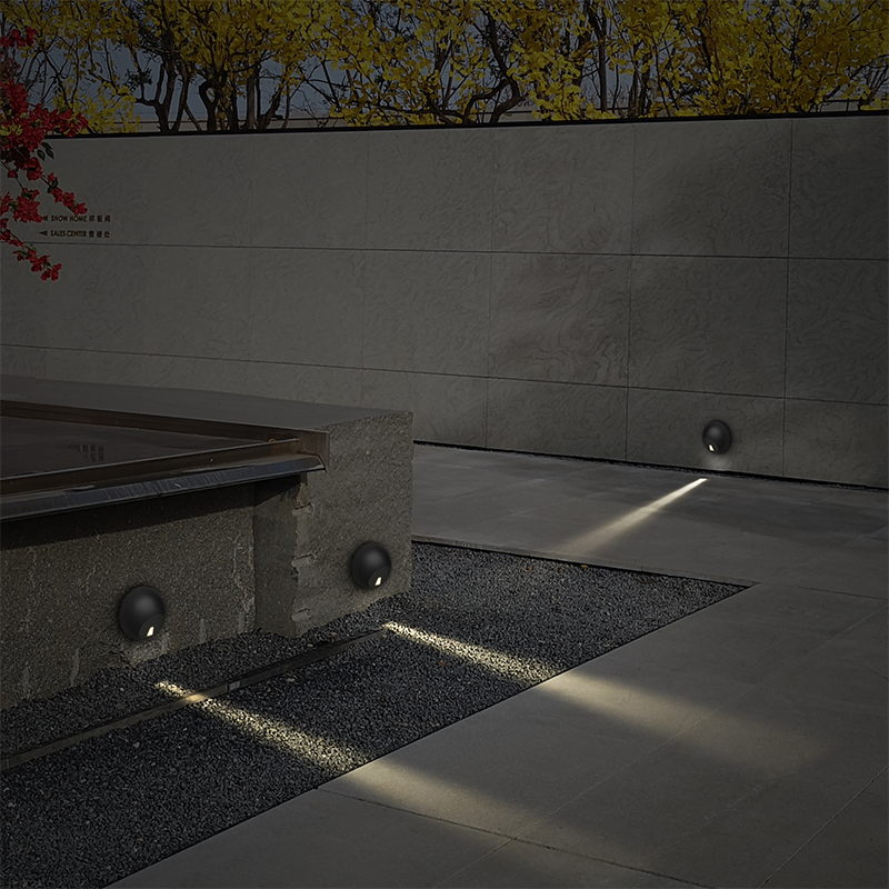^LED SMD WALL LUMINAIRE 4W 30LM 18° 230V AC 3.000K DARK GREY CRI80 IP65 30.000HRS LG5104G