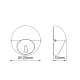 ^LED SMD WALL LUMINAIRE 4W 30LM 18° 230V AC 3.000K DARK GREY CRI80 IP65 30.000HRS LG5104G