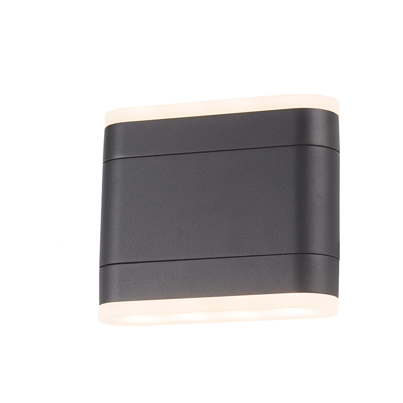 ^LED SMD WALL LUMINAIRE 9W 480LM 110° 230V AC 3.000K DARK GREY CRI80 IP54 30.000HRS LG5381
