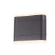 ^LED SMD WALL LUMINAIRE 9W 480LM 110° 230V AC 3.000K DARK GREY CRI80 IP54 30.000HRS LG5381