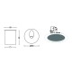 ^LED HP WALL RECESSED LUMINAIRE 3W 58LM ° 230V AC 4.000K DARK GREY CRI80 IP65  30.000HRS (INSTALLATION BOX INCLUDED) LG721140G