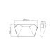 ^LED SMD WALL LUMINAIRE 10W 400LM 120° 230V AC 3.000K DARK GREY CRI80 IP65 30.000HRS LG8203G