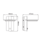 ^LED SMD WALL SENSOR LUMINAIRE 7W 440LM 145° 230V AC 3.000K DARK GREY CRI80 IP54 30.000HRS LG8205GPIR