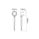 ^LED COB SPOT LUMINAIRE & SPIKE 19W 1400LM 40° 230V AC 3.000K DARK GREY CRI80 IP65 30.000HRS LG9202G