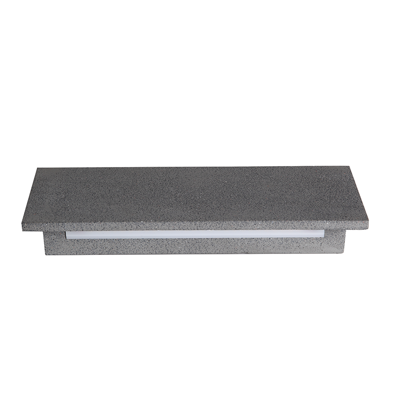 ^LINEAR WALL LED SMD LUMINAIRE 8W 480LM 230V AC 3000K RA80 IP65 30.000HRS BLACK CEMENT MK063220B