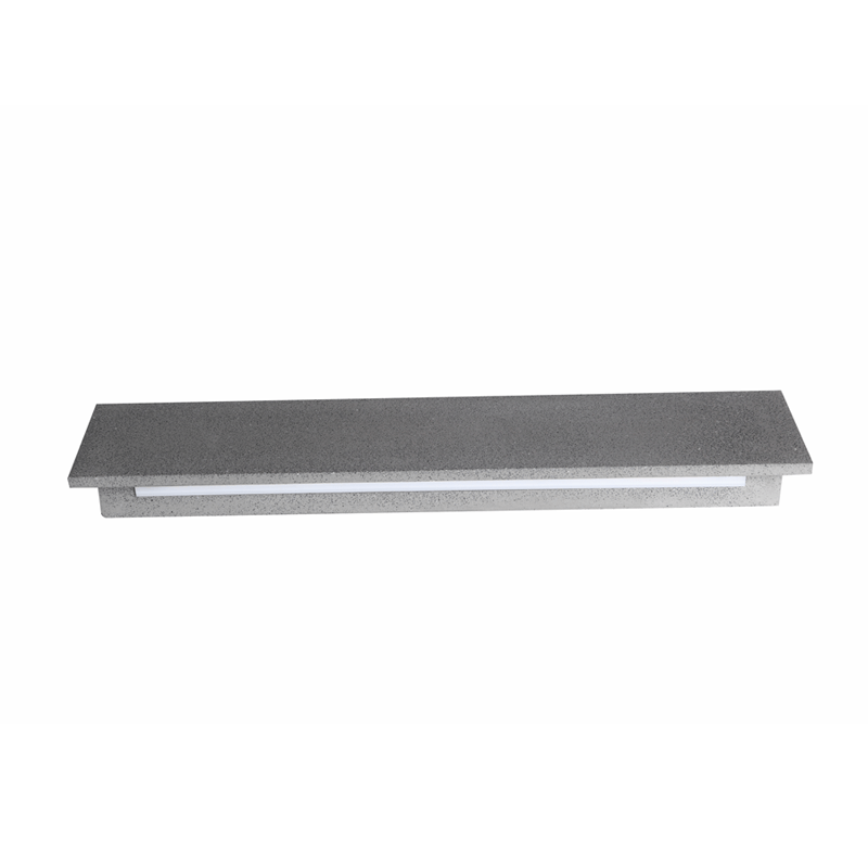 ^LINEAR WALL LED SMD LUMINAIRE 12W 660LM 230V AC 3000K RA80 IP65 30.000HRS BLACK CEMENT MK063400B