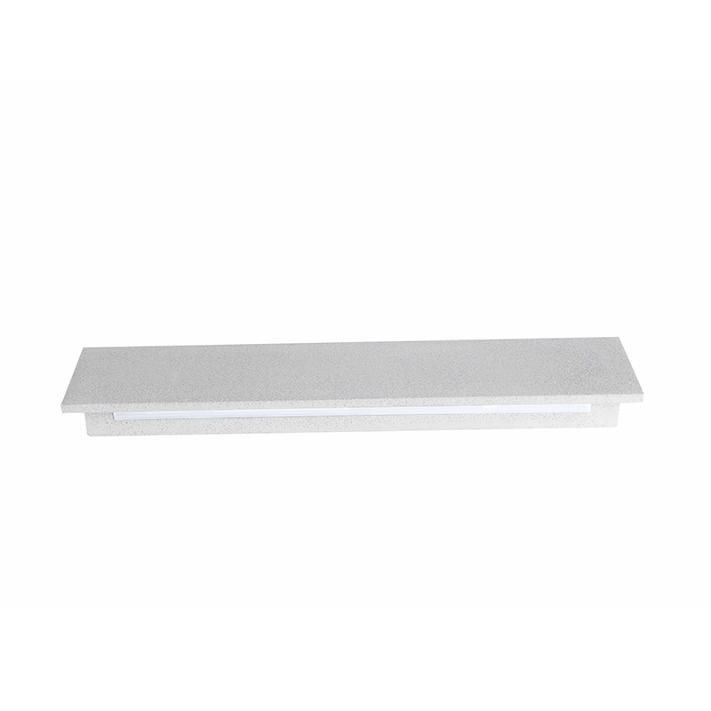 ^LINEAR WALL LED SMD LUMINAIRE 12W 760LM 230V AC 3000K RA80 IP65 30.000HRS WHITE CEMENT MK063400W