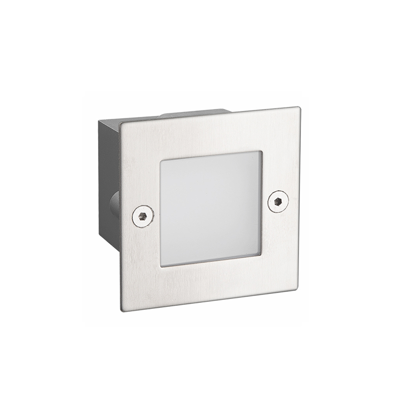 LED STEP LUMINAIRE 70X70 NM 2W 3000K 90Lm 230V IP54 RA80 PAS230NMS