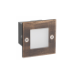 LED STEP LUMINAIRE 70X70 R 2W 3000K 90Lm 230V IP54 RA80 PAS230RS