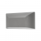 LED WALL RECTANGLE LUMINAIRE GREY 230V AC IP65 6W 3000K 350LM RA80 SLIM22