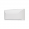 LED WALL RECTANGLE LUMINAIRE WHITE 230V AC IP65 6W 3000K 350LM RA80 SLIM22W