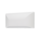 LED WALL RECTANGLE LUMINAIRE WHITE 230V AC IP65 6W 3000K 350LM RA80 SLIM22W LED WALL RECTANGLE LUMINAIRE WHITE 230V AC IP65 6W 3000K 350LM RA80 SLIM22W