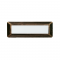 LED WALL RECTANGLE LUMINAIRE RUST 230V AC IP65 4W 3000K 290LM RA80 SLIM31NR