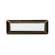 LED WALL RECTANGLE LUMINAIRE RUST 230V AC IP65 4W 3000K 290LM RA80 SLIM31NR