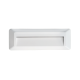 LED WALL RECTANGLE LUMINAIRE WHITE 230V AC IP65 2W 3000K 100LM RA80 SLIM32NW