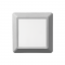 LED WALL SQUARE LUMINAIRE GREY 230V AC IP65 4W 3000K 270LM RA80 SLIM51N