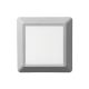 LED WALL SQUARE LUMINAIRE GREY 230V AC IP65 4W 3000K 270LM RA80 SLIM51N