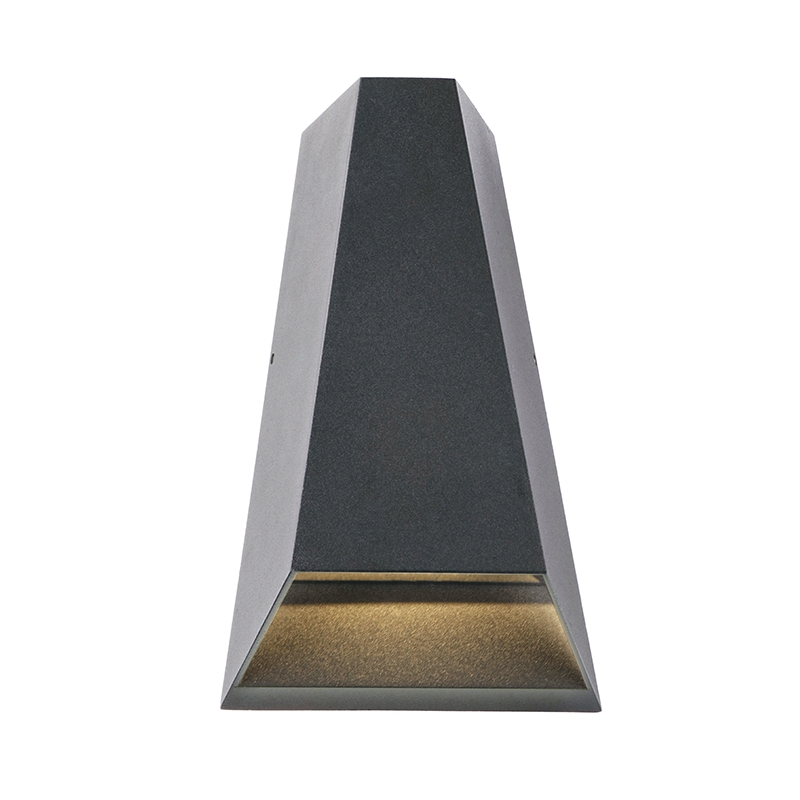 ^LED HP WALL LUMINAIRE 6W 440LM 15° & 80° 230V AC 3.000K DARK GREY CRI80 IP65 30.000HRS LGD010G