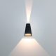 ^LED HP WALL LUMINAIRE 6W 440LM 15° & 80° 230V AC 3.000K DARK GREY CRI80 IP65 30.000HRS LGD010G