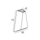 ^LED HP WALL LUMINAIRE 6W 440LM 15° & 80° 230V AC 3.000K DARK GREY CRI80 IP65 30.000HRS LGD010G