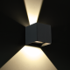 ^LED SMD WALL LUMINAIRE 10W 740LM 0-90° 230V AC 3.000K DARK GREY CRI80 IP54 30.000HRS LGD006G