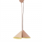 ^ PHASING OUT PENDANT LIGHTING 2ΧE14 BROWN+BEIGE METAL D32ΧΗ120CM DIOSCURI EF23P233BB