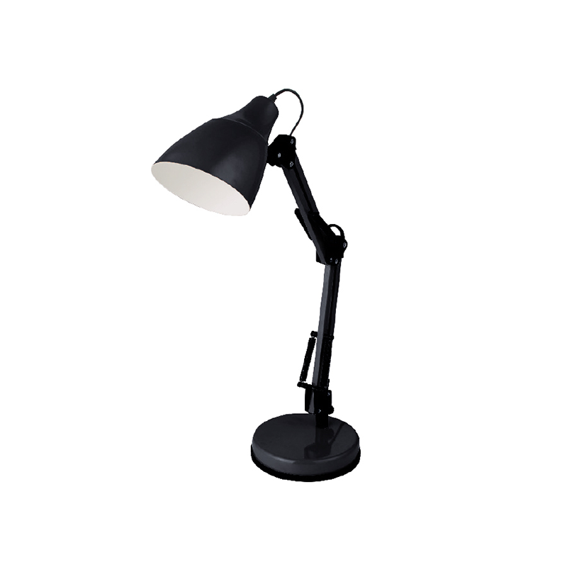 DESK LAMP 1ΧΕ27 BLACK METAL Φ15ΧΦ12ΧΗ50CM KINGSTON 2918BK
