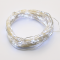 300 LED STRING LIGHTS COOL WHITE SILVER COPPER WIRE ADAPTOR(6VDC) & 8 FUNCTIONS IP44 30m+3m 7.2W X01300212