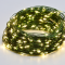 300 LED STRING LIGHTS, WW,GREEN COPPER WIRE, ADAPTOR (6VDC) & 8FUNCTIONS, IP44, 30M+3M, 600mA X01300152